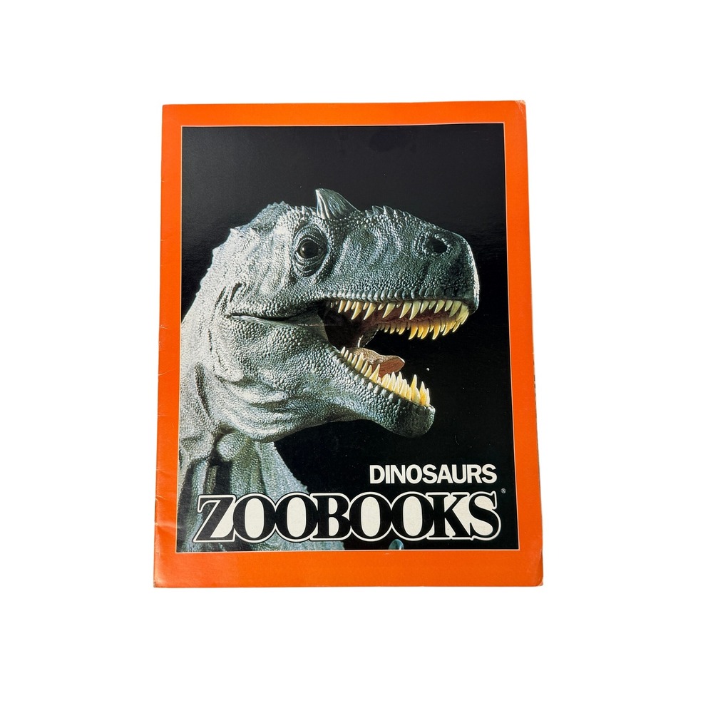 Zoobooks Dinosaurs Magazine Vintage Educational 80s Prehistoric Science Book